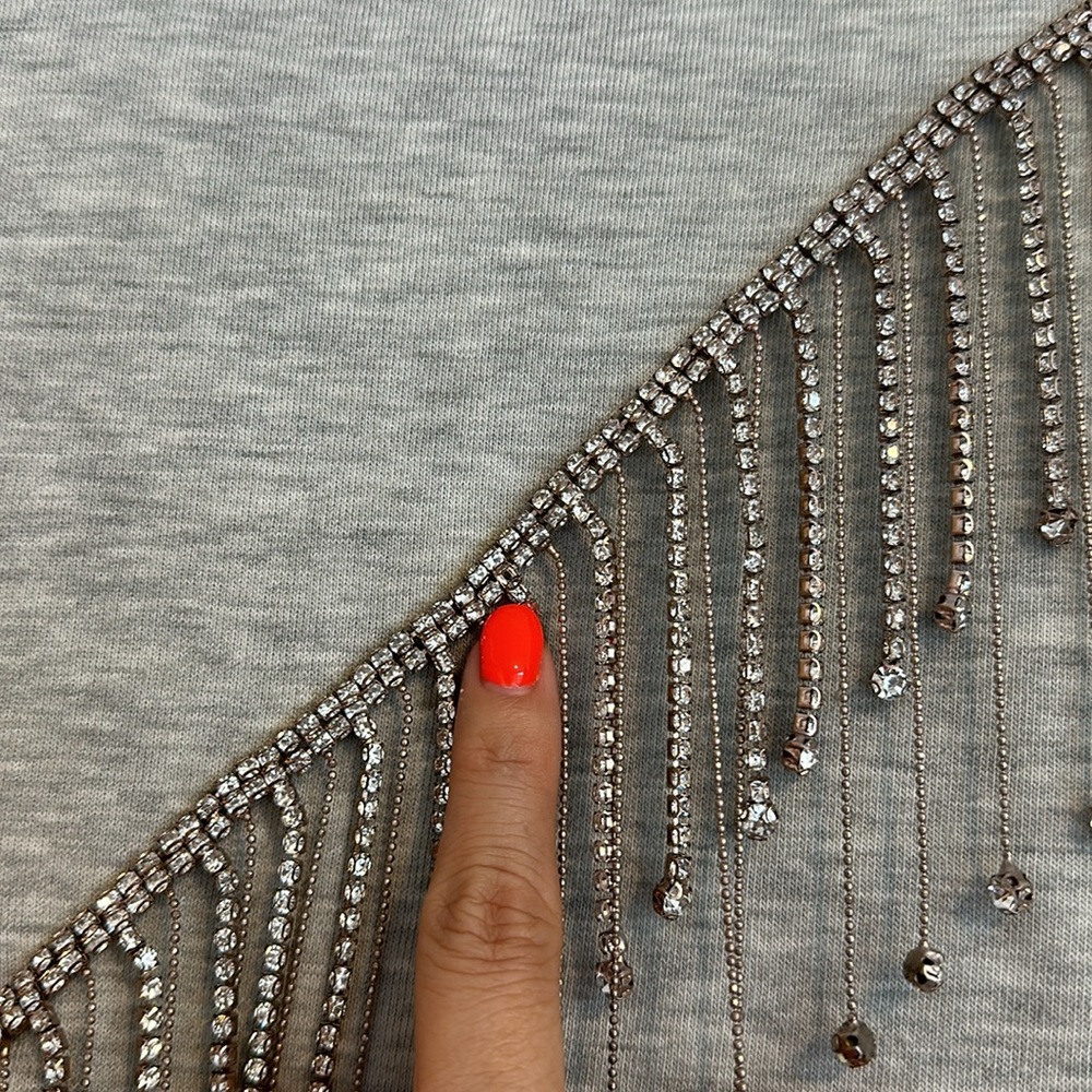 Kooples Rhinestone Sweatshirt - Picture 9 of 10